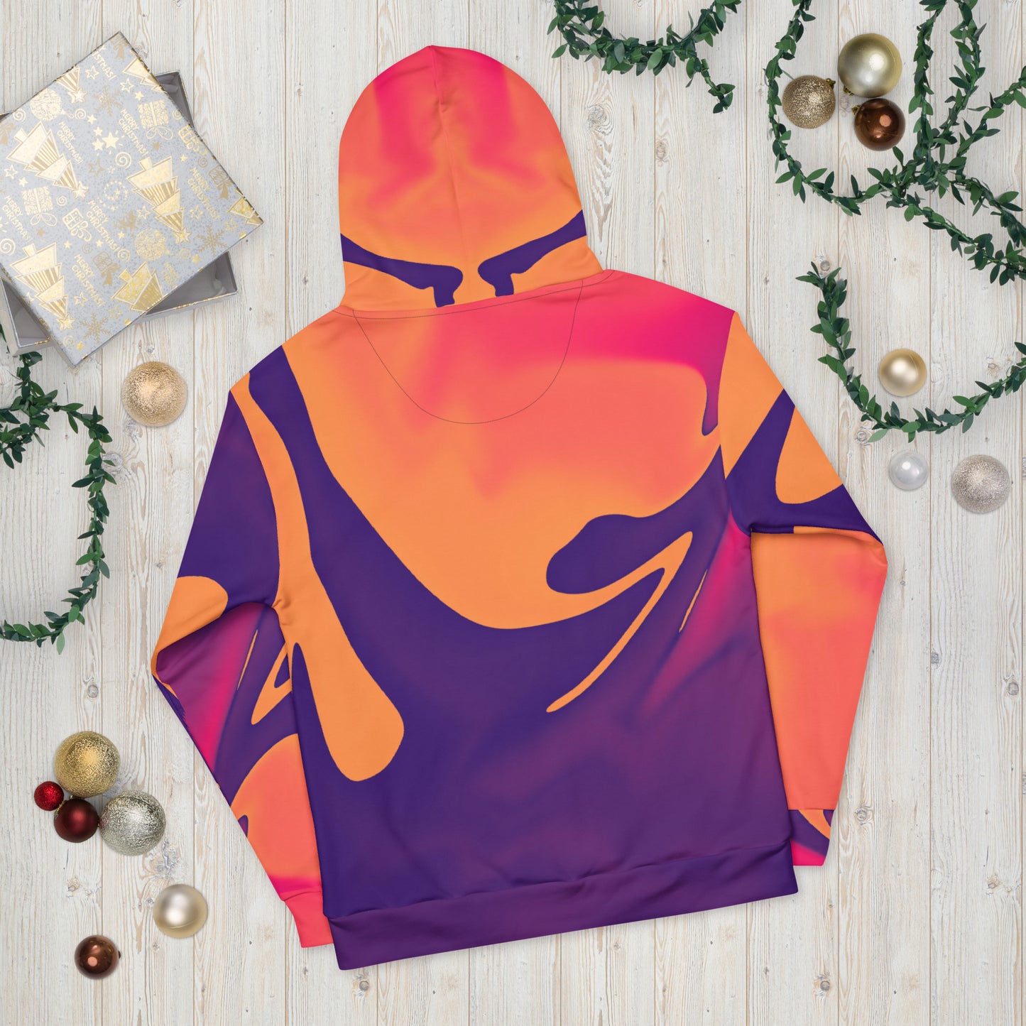 Orange Splash Unisex Hoodie