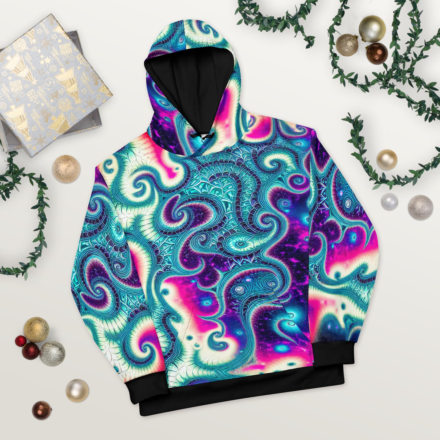 Cosmic Swirls Unisex Hoodie